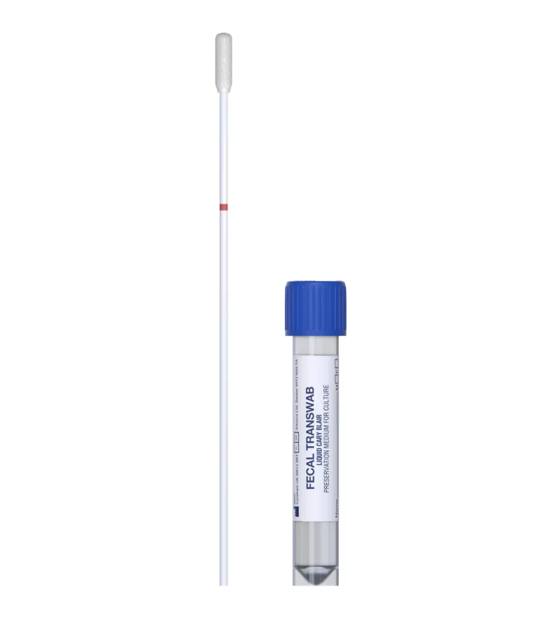 FECAL TRANSWAB® Liquid Cary Blair, media and swab