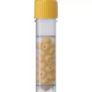 Yellow MWE VIABANK™ Vial with bacterial storage beads