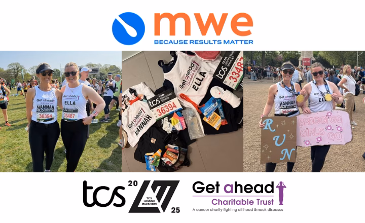 Hannah and Ella Broggio take on the 2025 London Marathon to fundraise for Get A-Head Charity