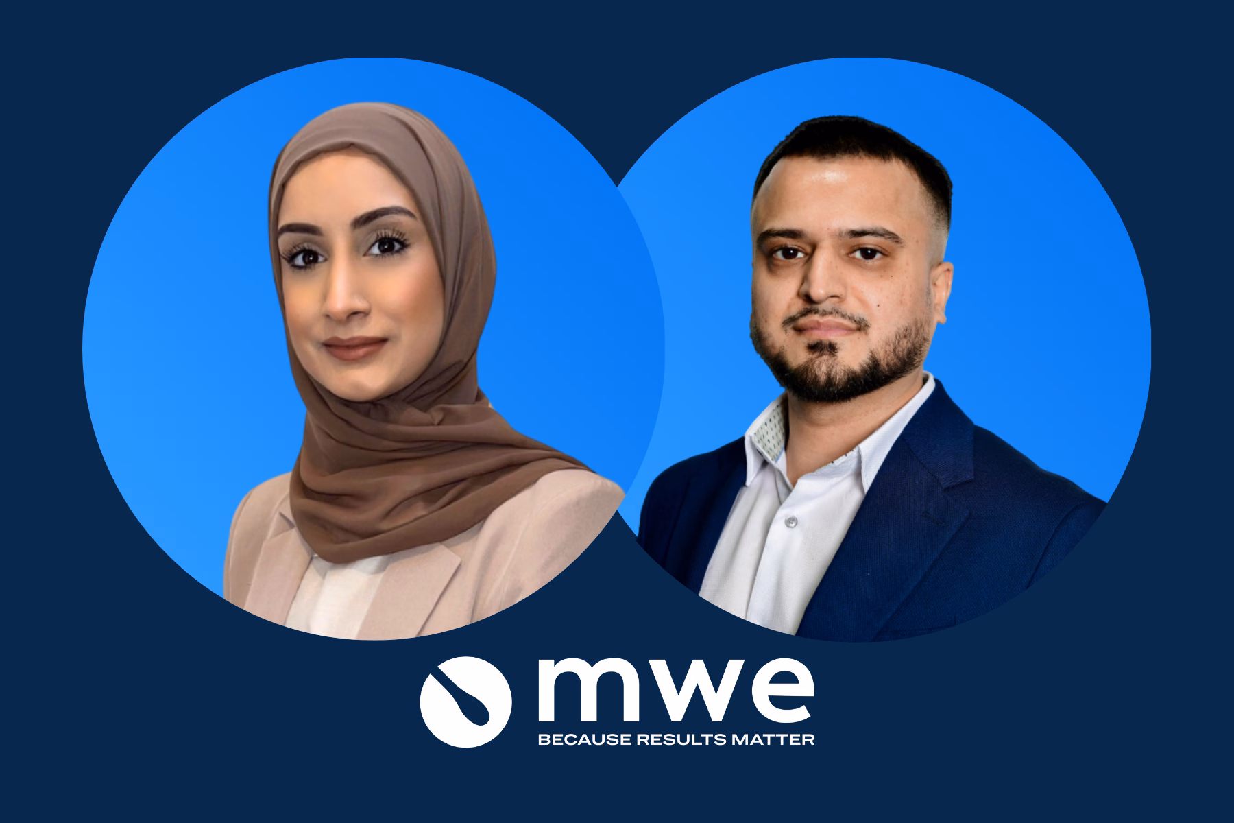 2 new UK account Managers, excited to engage with you with MWE products for laboratory support