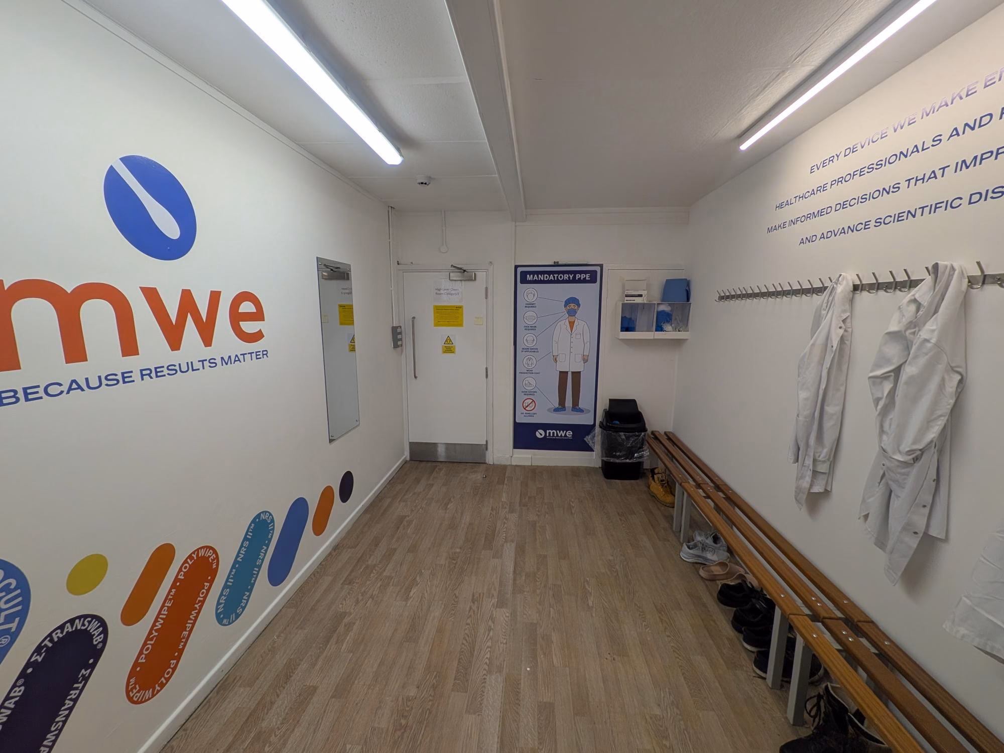 Gowning Room MWE Production